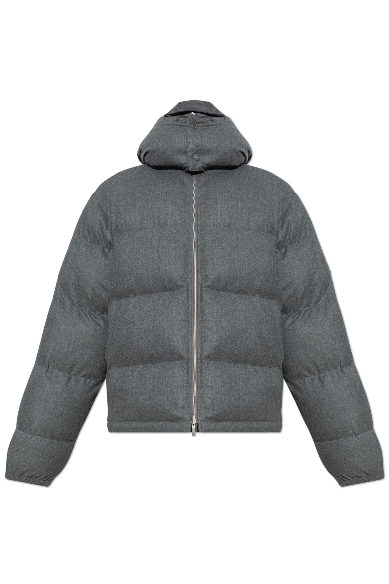 Grey Jacket with detachable hood FERRAGAMO - Vitkac AS